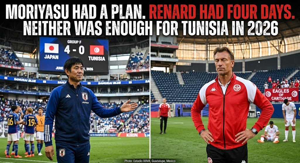 Japan 4-0 Tunisia 2026 World Cup Moriyasu vs Renard
