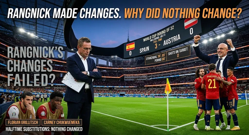 Spain vs Austria 2026 World Cup Manager Analysis